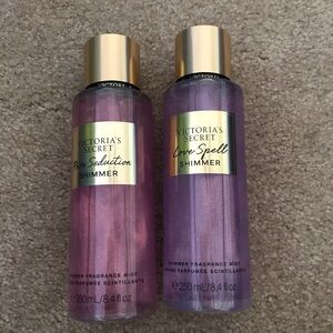Two VS Shimmer Mists